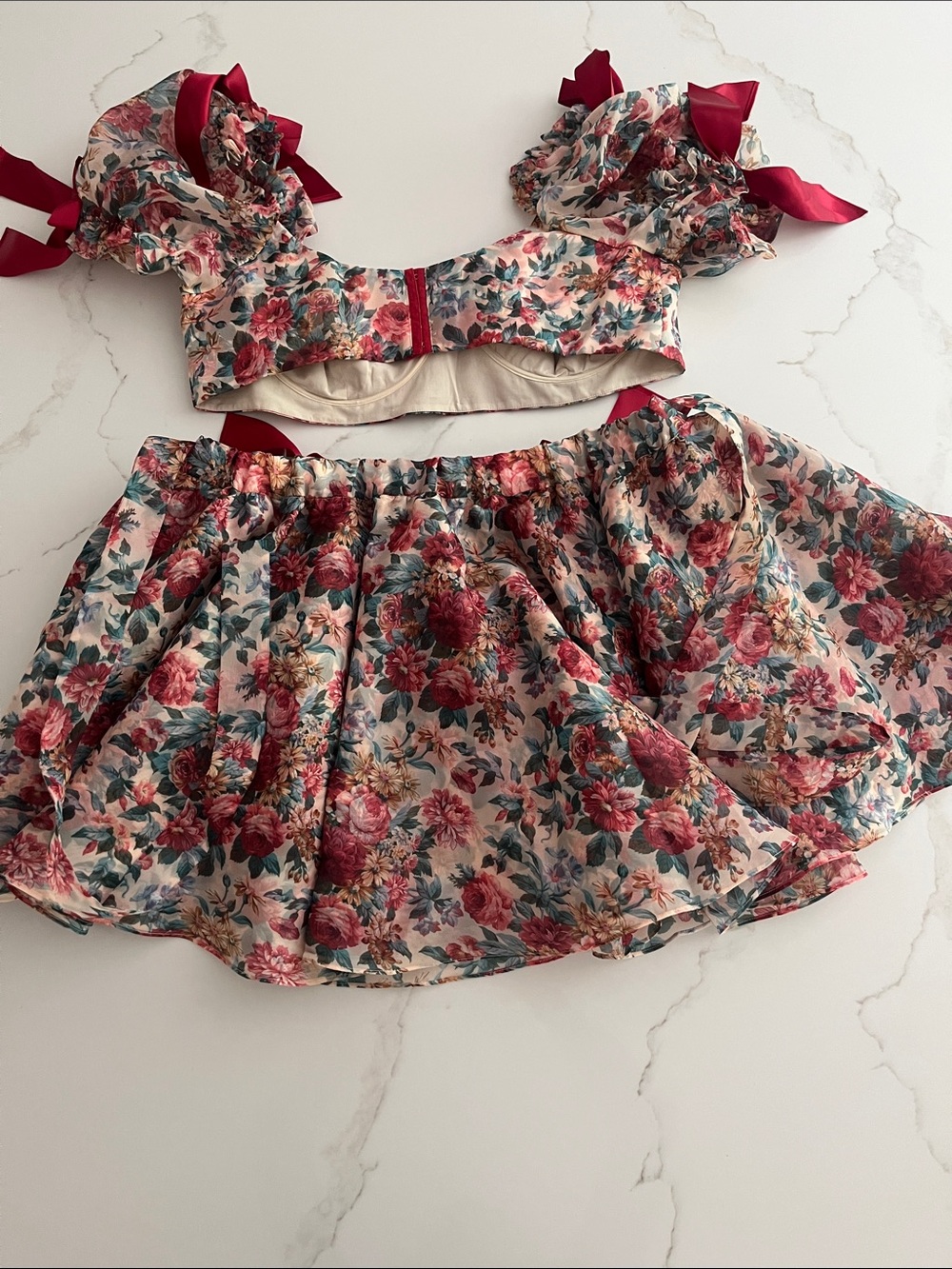 Selkie Romance Novel SET The Poet Bralette and Mini Skirt Mrs. Darcy size 2x - Picture 6 of 14